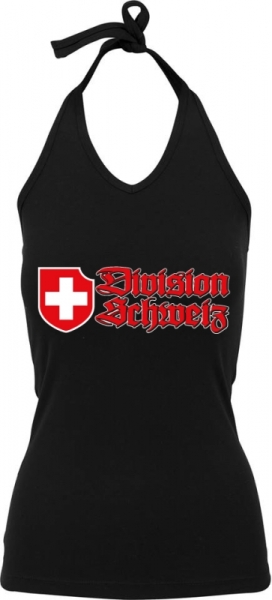 Frauen Neckholder Top - Division Schweiz Frauen Neckholder Top - Division Schweiz