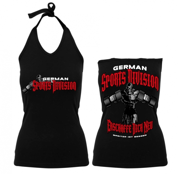 Frauen Neckholder Top - Sport Division - Motiv 2 Frauen Neckholder Top - Sport Division - Motiv 2
