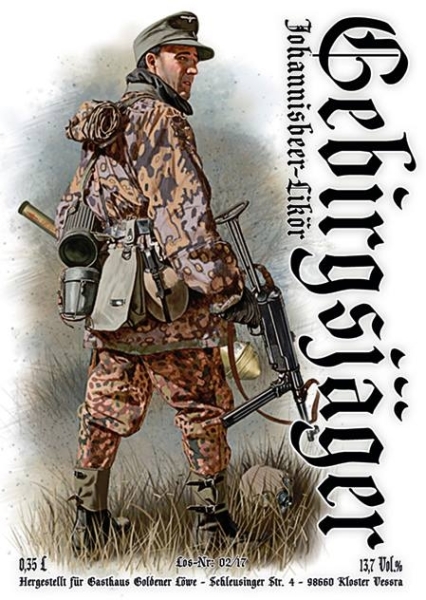 Likör - Johannisbeere - Gebirgsjäger Likör - Johannisbeere - Gebirgsjäger