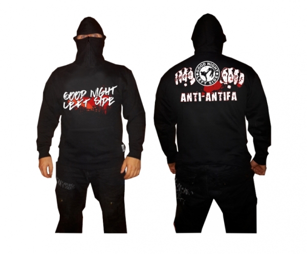 Ninja Kapuzenpullover - Good Night Left Side - Anti-Antifa Ninja Kapuzenpullover - Good Night Left Side - Anti-Antifa
