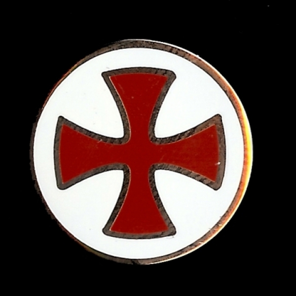 Pin - Templer - Kreuzritter Wappen Pin - Templer - Kreuzritter Wappen