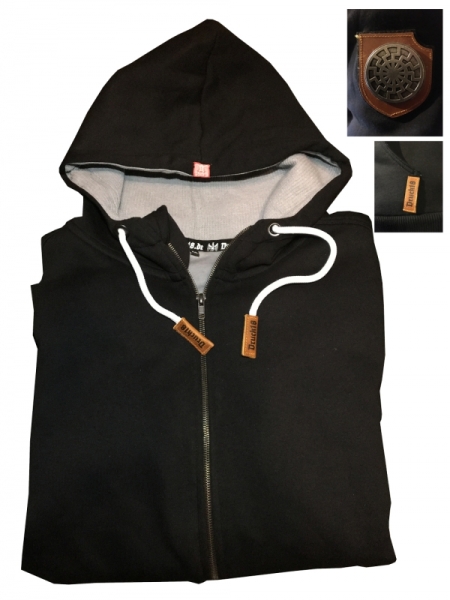 Druck18 Premium - Kapuzenjacke - klassisch - schwarz Druck18 Premium - Kapuzenjacke - klassisch - schwarz