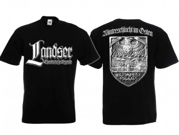 Frauen T-Shirt - Landser - Winterschlacht im Osten - Budapest - schwarz Frauen T-Shirt - Landser - Winterschlacht im Osten - Budapest - schwarz