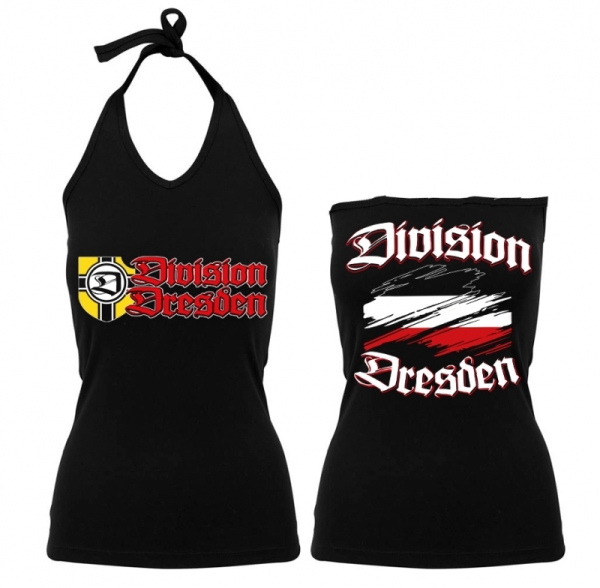 Frauen Neckholder Top - Division Dresden - Motiv 2 Frauen Neckholder Top - Division Dresden - Motiv 2