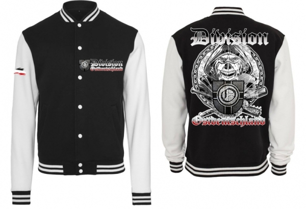 College Jacke - schwarz/weiß - Division Ostdeutschland - Kämpfer College Jacke - schwarz/weiß - Division Ostdeutschland - Kämpfer