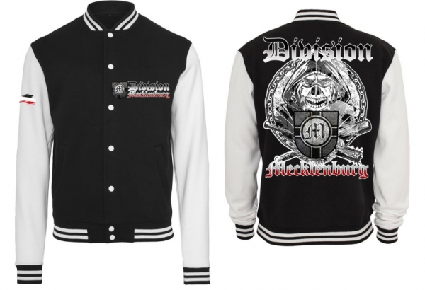 College Jacke - schwarz/weiß - Division Mecklenburg - Kämpfer College Jacke - schwarz/weiß - Division Mecklenburg - Kämpfer