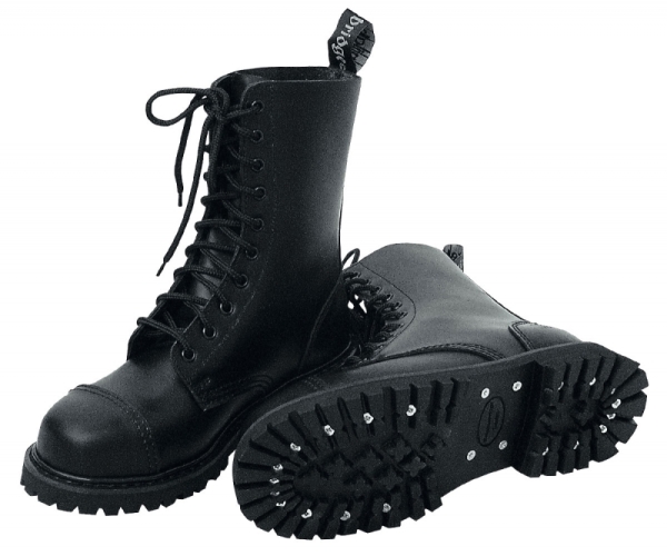 Schuhe - 10 Loch - Ranger Boots - KB - Schwere Stiefel mit Stahlkappe - schwarz Schuhe - 10 Loch - Ranger Boots - KB - Schwere Stiefel mit Stahlkappe - schwarz