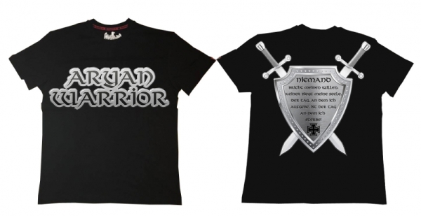 Premium Shirt - Aryan Warrior - Der Tag - schwarz Premium Shirt - Aryan Warrior - Der Tag - schwarz