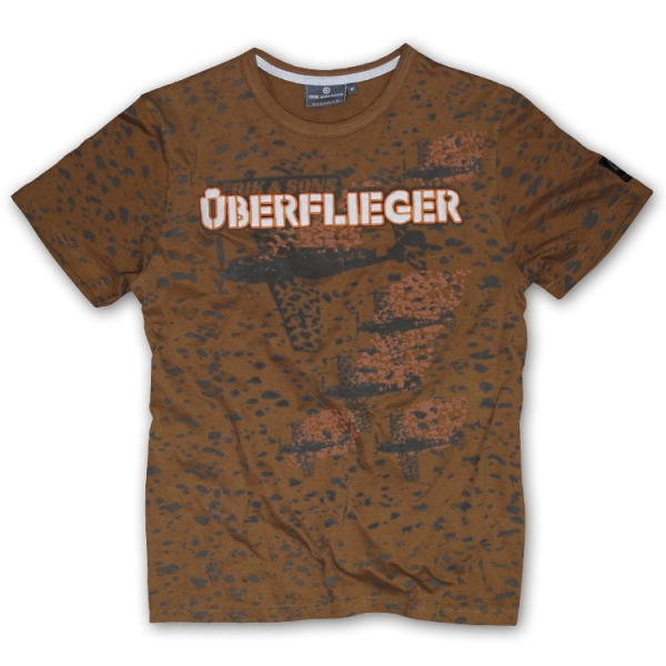Erik & Sons - T-Shirt - Überflieger - braun +++EINZELSTÜCK+++ Erik & Sons - T-Shirt - Überflieger - braun +++EINZELSTÜCK+++