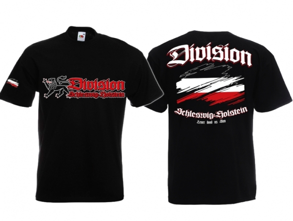 T-Hemd - Division Schleswig Holstein - schwarz T-Hemd - Division Schleswig Holstein - schwarz