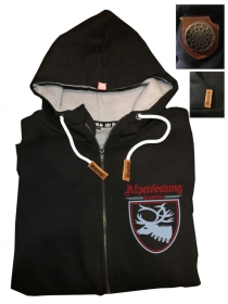Druck18 Premium - Kapuzenjacke - Alpenfestung - Motiv 2 Druck18 Premium - Kapuzenjacke - Alpenfestung - Motiv 2