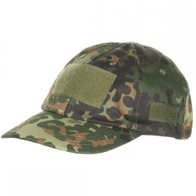 Cap - Einsatz-Cap - mit Klett - flecktarn Cap - Einsatz-Cap - mit Klett - flecktarn