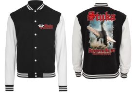 College Jacke - schwarz/weiß - Stuka College Jacke - schwarz/weiß - Stuka