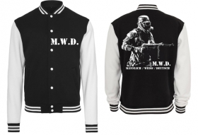 College Jacke - schwarz/weiß - MWD - Soldat College Jacke - schwarz/weiß - MWD - Soldat