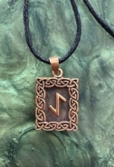 Runen Amulett - Eihwaz - Bronze Runen Amulett - Eihwaz - Bronze