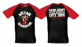 Raglan T-Shirt - Aryan Warrior - Good Night Left Side - schwarz/rot Raglan T-Shirt - Aryan Warrior - Good Night Left Side - schwarz/rot