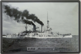 Blechschild - SMS Mecklenburg (113) Blechschild - SMS Mecklenburg (113)