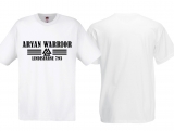 T-Hemd - Aryan Warrior - Lindisfarne 793 - Logo - weiß T-Hemd - Aryan Warrior - Lindisfarne 793 - Logo - weiß