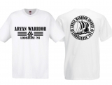 Frauen T-Shirt - Aryan Warrior - Lindisfarne 793 - Motiv 2 - Weiß Frauen T-Shirt - Aryan Warrior - Lindisfarne 793 - Motiv 2 - Weiß