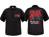 Polo-Shirt - Aryan Warrior - Fight Back - schwarz Polo-Shirt - Aryan Warrior - Fight Back - schwarz