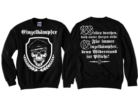 Pullover - Einzelkämpfer - Motiv 2 Pullover - Einzelkämpfer - Motiv 2