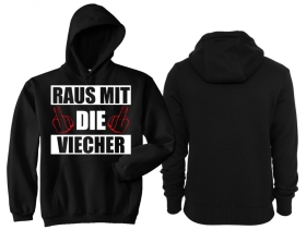 Frauen - Kapuzenpullover - Raus mit die Viecher Frauen - Kapuzenpullover - Raus mit die Viecher
