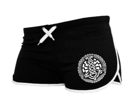 Frauen - Shorts Thor Hammer mit Schwarzer Sonne Frauen - Shorts Thor Hammer mit Schwarzer Sonne