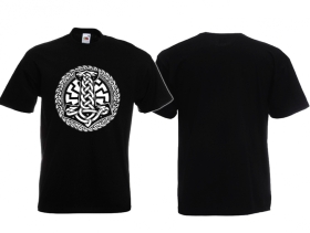Frauen T-Shirt - Thor Hammer mit Schwarzer Sonne Frauen T-Shirt - Thor Hammer mit Schwarzer Sonne
