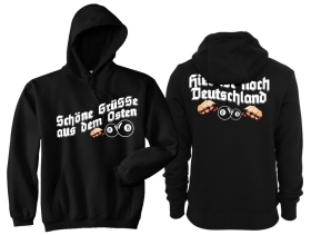 Frauen - Kapuzenpullover - Grüße aus dem Osten - Hier ist noch Deutschland Frauen - Kapuzenpullover - Grüße aus dem Osten - Hier ist noch Deutschland