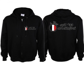 Kapuzenjacke - 1. Mai - schwarz Kapuzenjacke - 1. Mai - schwarz