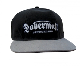 Doberman - Cap - grau/schwarz Doberman - Cap - grau/schwarz
