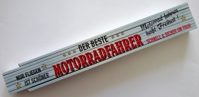 Zollstock - Der beste Motorradfahrer - Z099 Zollstock - Der beste Motorradfahrer - Z099