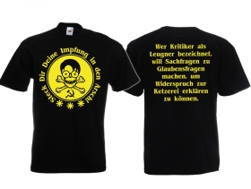 Frauen T-Shirt - Steck dir deine Impfung in den Arsch - Motiv 2 Frauen T-Shirt - Steck dir deine Impfung in den Arsch - Motiv 2