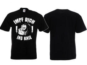 Frauen T-Shirt - Impf dich ins Knie Frauen T-Shirt - Impf dich ins Knie