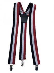 Hosenträger - Premium - schwarz weiß rot Hosenträger - Premium - schwarz weiß rot