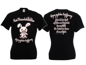 Frauen T-Shirt - Ich bin kein Versuchskaninchen Frauen T-Shirt - Ich bin kein Versuchskaninchen