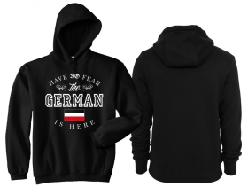 Frauen - Kapuzenpullover - Have no Fear - the German is here - schwarz Frauen - Kapuzenpullover - Have no Fear - the German is here - schwarz