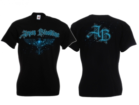 Frauen T-Shirt - Aryan Bloodline - Motiv 2 - schwarz/blau Frauen T-Shirt - Aryan Bloodline - Motiv 2 - schwarz/blau