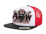 Cap Aryan Warrior - 3-Tone - schwarz/weiß/rot - Trucker Cap Cap Aryan Warrior - 3-Tone - schwarz/weiß/rot - Trucker Cap