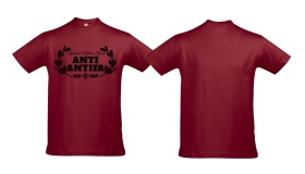 T-Hemd - Support your Local Anti-Antifa - burgundy T-Hemd - Support your Local Anti-Antifa - burgundy