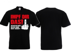 Frauen T-Shirt - Impf dir das - Wo die Sonne nicht scheint - schwarz Frauen T-Shirt - Impf dir das - Wo die Sonne nicht scheint - schwarz