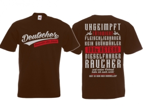 T-Hemd - Krimineller Alte Schule - braun T-Hemd - Krimineller Alte Schule - braun