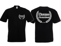 T-Hemd - Division Deutschland - klassisch - Motiv 1 - schwarz T-Hemd - Division Deutschland - klassisch - Motiv 1 - schwarz