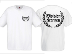 T-Hemd - Division Franken - klassisch - weiss - Motiv 1 T-Hemd - Division Franken - klassisch - weiss - Motiv 1