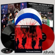 Condemned 84 - The Crusade Continues... LP+DVD - schwarz Condemned 84 - The Crusade Continues... LP+DVD - schwarz