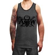 Muskelshirt/Tank Top - Used Look - Aryan Warrior - Motiv 2 - heather charcoal +++RAUSVERKAUF+++ Muskelshirt/Tank Top - Used Look - Aryan Warrior - Motiv 2 - heather charcoal +++RAUSVERKAUF+++
