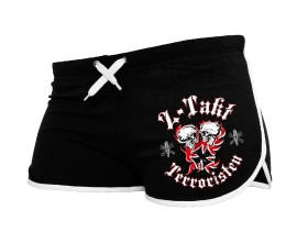 Frauen - Shorts 2-Takt-Terroristen - schwarz Frauen - Shorts 2-Takt-Terroristen - schwarz