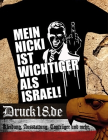 Frauen T-Shirt - Mein Nicki ist wichtiger als Israel - schwarz Frauen T-Shirt - Mein Nicki ist wichtiger als Israel - schwarz