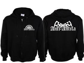 Kapuzenjacke - Anti Antifa - Sonne - schwarz Kapuzenjacke - Anti Antifa - Sonne - schwarz