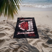 Strandhandtuch - Sonnenstudio 88 - Auch ohne Sonne braun Strandhandtuch - Sonnenstudio 88 - Auch ohne Sonne braun